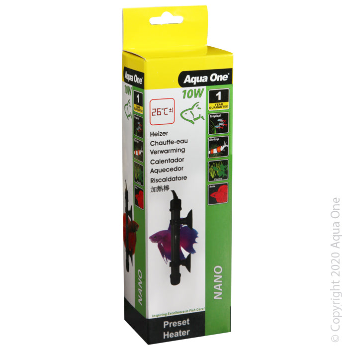Aqua One Glass Nano Preset Heater