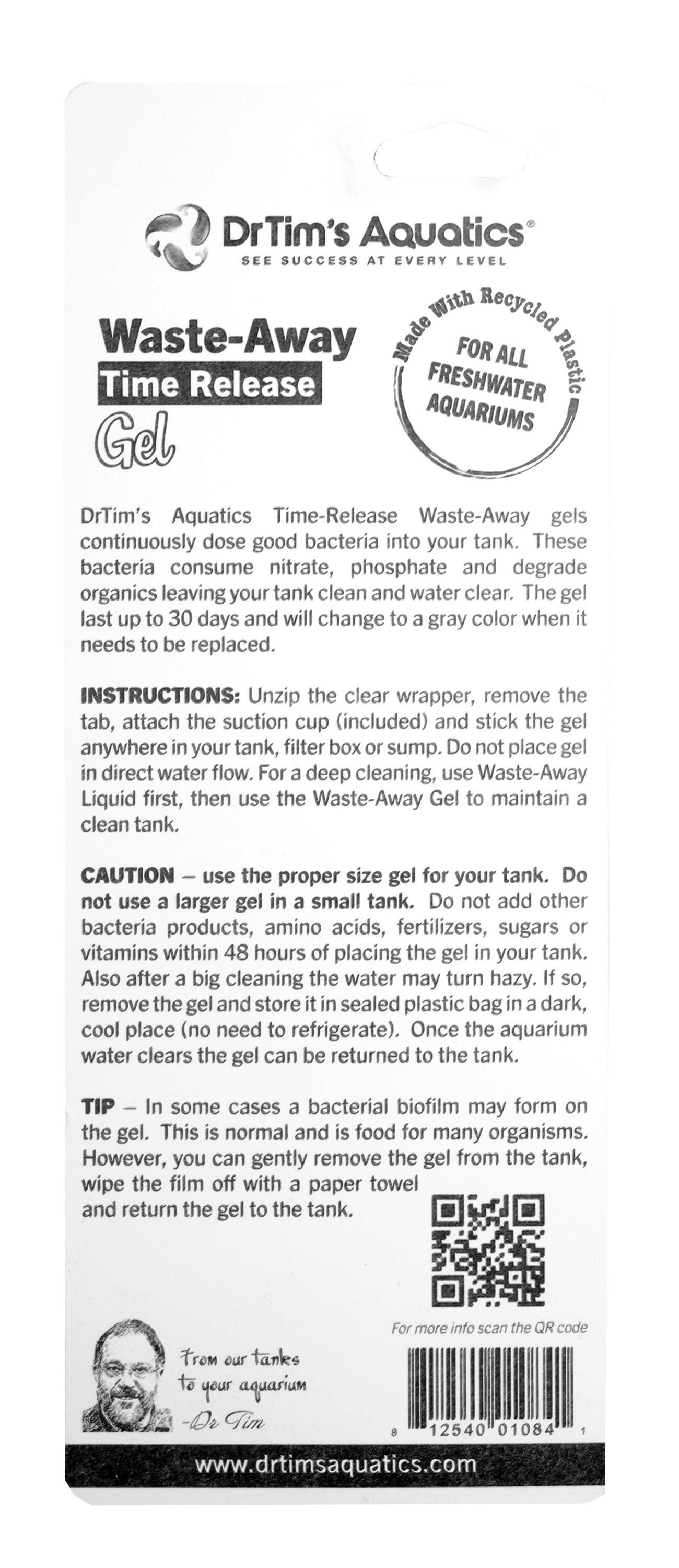 Dr Tims Waste Away Gel Freshwater