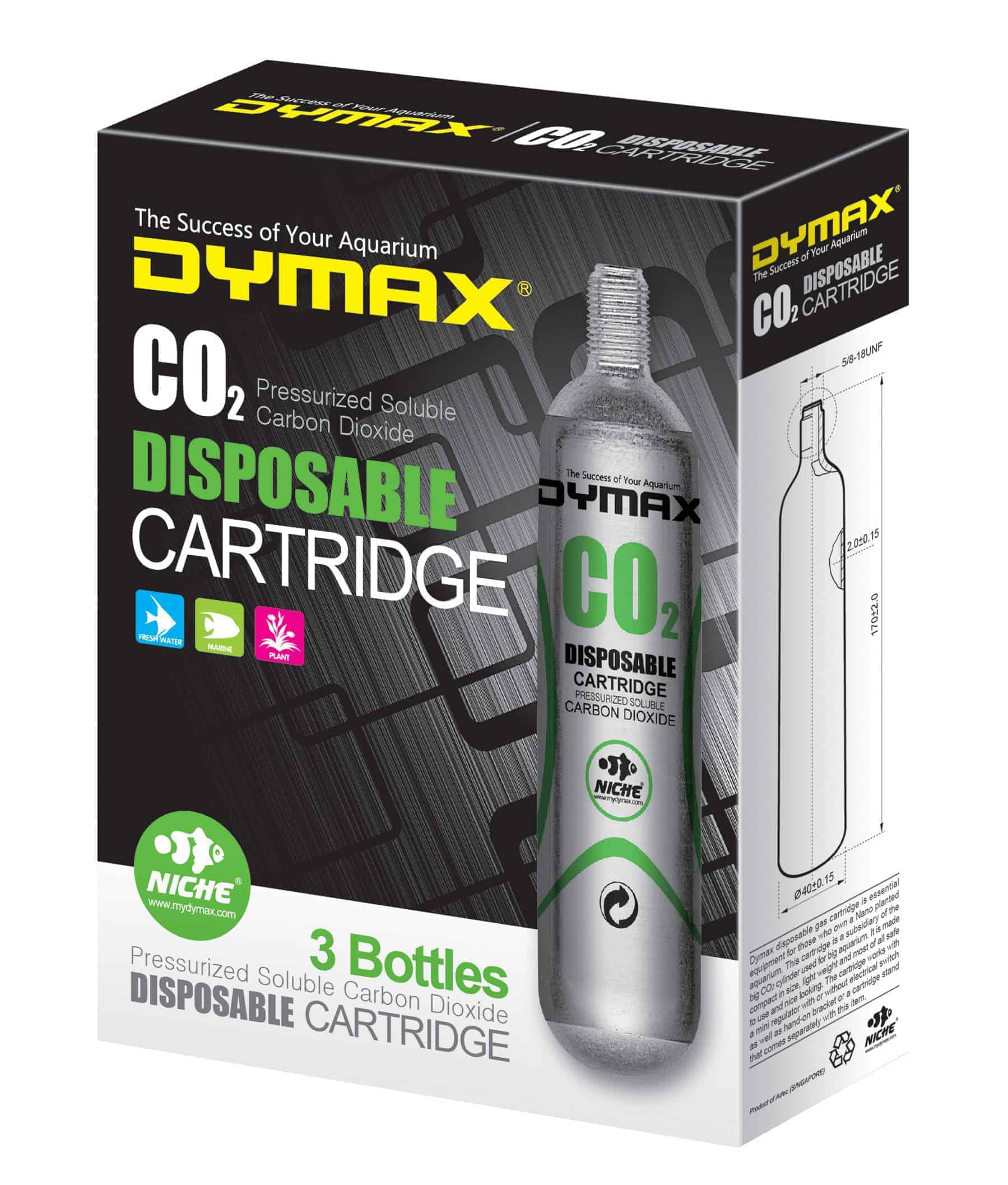 Dymax CO2 Disposable Cartridge