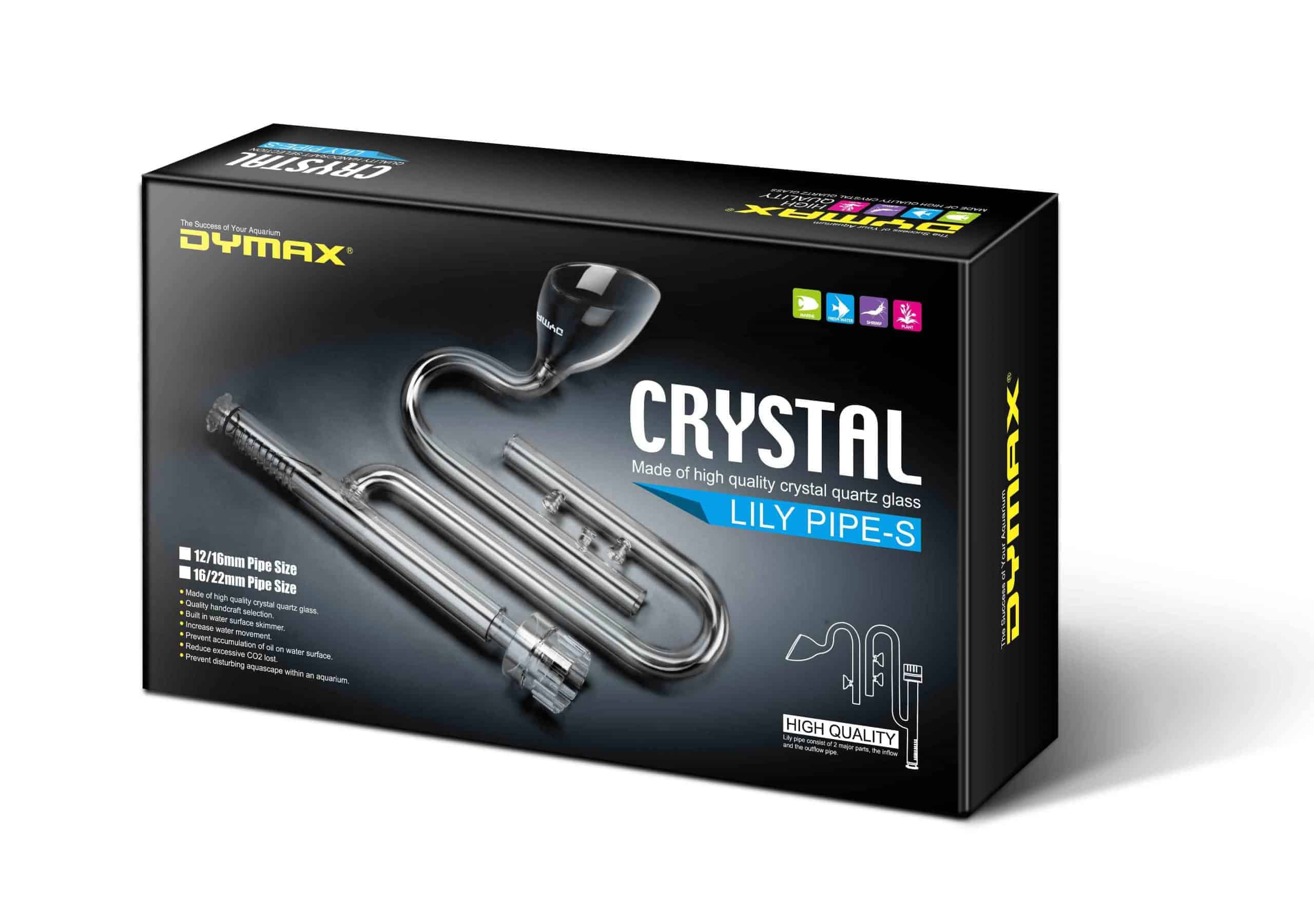 Dymax Crystal Lily Pipe W/surface Skimmer Set