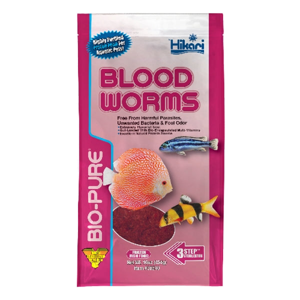 Hikari Frozen Blood Worms Food
