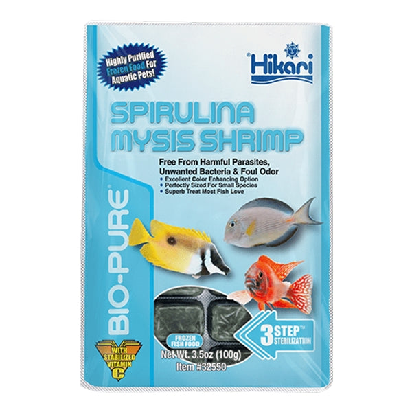 Hikari Frozen Spirulina Mysis Shrimp Food