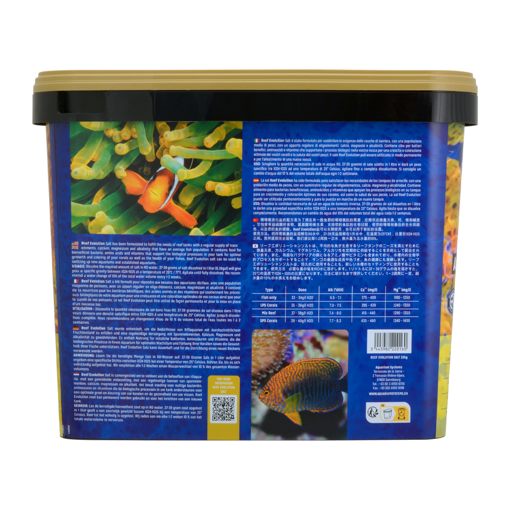 Aquarium System Reef Evolution Sea Salt