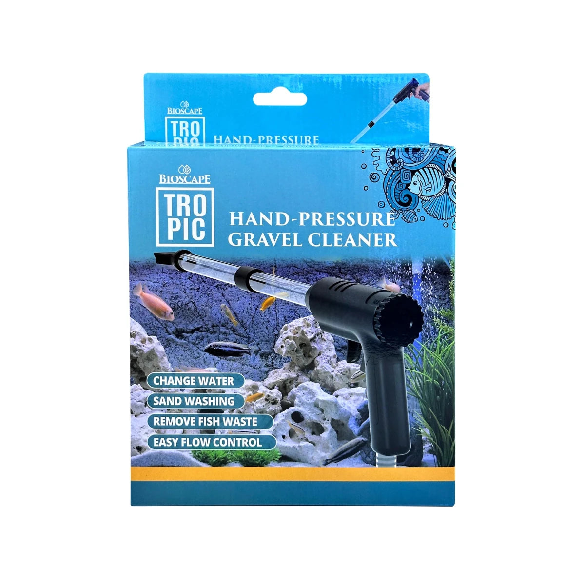 Bioscape Hand Pressure Gravel Cleaner - Apex AquaticBioscape Hand Pressure Gravel Cleaner