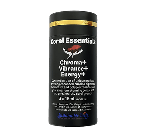 Coral Essentials Nano Black Label Chroma+, Vibrance+ and Energy+ - Apex AquaticCoral Essentials Nano Black Label Chroma+, Vibrance+ and Energy+